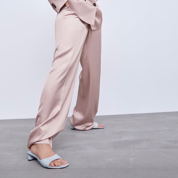 Zara Square Toe Mule Sandal